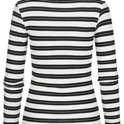 ONLY Damen V-Neck Lurex Longsleeve Glitzer Streifen Cloud Dancer Weiss Schwarz 6 ONLY Damen V-Neck Lurex Longsleeve Glitzer Streifen Cloud Dancer Weiss Schwarz -Vero Moda Verkaufsgeschäft 21101212 1