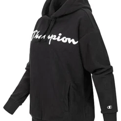 Champion Damen Hoodie Mit Kapuze Und Logo Gestickt Schwarz Weiss 6 Champion Damen Hoodie Mit Kapuze Und Logo Gestickt Schwarz Weiss -Vero Moda Verkaufsgeschäft 21103007 1