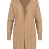 Styleboom Fashion Damen Cardigan Mit Kapuze 2-Pockets Camel Braun 1 Styleboom Fashion Damen Cardigan Mit Kapuze 2-Pockets Camel Braun -Vero Moda Verkaufsgeschäft 21106763