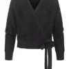 Styleboom Fashion Damen Kurzer Wickelcardigan Seitlich Zum Binden Schwarz -Vero Moda Verkaufsgeschäft 21106772