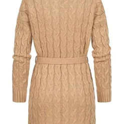Styleboom Fashion Damen Midi Struktur Cardigan Mit Bindegürtel Beige 7 Styleboom Fashion Damen Midi Struktur Cardigan Mit Bindegürtel Beige -Vero Moda Verkaufsgeschäft 21106797 2