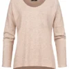 Styleboom Fashion Damen Sweater V-Neck Strasssteine Sternenmuster Beige 1 Styleboom Fashion Damen Sweater V-Neck Strasssteine Sternenmuster Beige -Vero Moda Verkaufsgeschäft 21106846