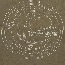 Styleboom Fashion Damen Shirt Sweater Mit Vintage Strasssteinen Oliv Grün -Vero Moda Verkaufsgeschäft 21106856 2