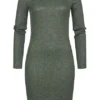 Styleboom Fashion Damen Rippoptik Kleid Longsleeve Oliv Grün 1 Styleboom Fashion Damen Rippoptik Kleid Longsleeve Oliv Grün -Vero Moda Verkaufsgeschäft 21106915