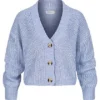 ONLY Damen NOOS V-Neck Strickcardigan Mit Knopfleiste Heron Blau 2 ONLY Damen NOOS V-Neck Strickcardigan Mit Knopfleiste Heron Blau -Vero Moda Verkaufsgeschäft 21110013