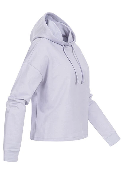ONLY Damen NOOS Kurzer Basic Hoodie Mit Kapuze & Tunnelzug Cosmic Sky Lila 4 ONLY Damen NOOS Kurzer Basic Hoodie Mit Kapuze & Tunnelzug Cosmic Sky Lila – Bild 2