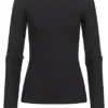 JJXX Damen NOOS Ribbed Longsleeve Leichter Pullover Schwarz -Vero Moda Verkaufsgeschäft 21110382