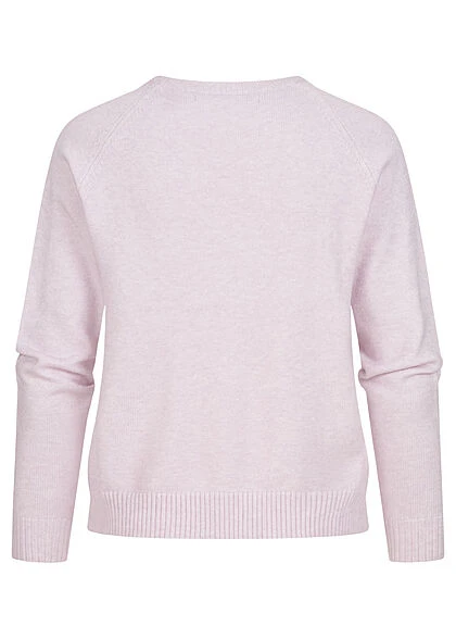 ONLY Damen NOOS Strickpullover Sweater Longsleeve Mit Rippbündchen Orchid Petal Lila 4 ONLY Damen NOOS Strickpullover Sweater Longsleeve Mit Rippbündchen Orchid Petal Lila – Bild 2