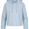 ONLY Damen NOOS Kurzer Basic Hoodie Mit Kapuze & Tunnelzug Nebel Blau 1 ONLY Damen NOOS Kurzer Basic Hoodie Mit Kapuze & Tunnelzug Nebel Blau -Vero Moda Verkaufsgeschäft 21110411