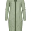 JACQUELINE DE YONG JDY By ONLY Damen NOOS Longform Cardigan 2-Pockets Basil Grün -Vero Moda Verkaufsgeschäft 21110458
