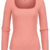 ONLY Damen Ribbed Plancket Longsleeve Leichter Pullover Deko Knopfleiste Rosette Rosa 2 ONLY Damen Ribbed Plancket Longsleeve Leichter Pullover Deko Knopfleiste Rosette Rosa -Vero Moda Verkaufsgeschäft 21120521