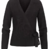 Vero Moda Damen NOOS Wickel Strickcardigan Seitl. Zum Binden Schwarz 2 Vero Moda Damen NOOS Wickel Strickcardigan Seitl. Zum Binden Schwarz -Vero Moda Verkaufsgeschäft 21120557