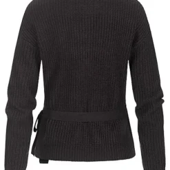 Vero Moda Damen NOOS Wickel Strickcardigan Seitl. Zum Binden Schwarz -Vero Moda Verkaufsgeschäft 21120557 2