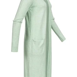 VILA Damen NOOS Longform Cardigan Offener Schnitt 2-Pockets Grayed Jade Grün 7 VILA Damen NOOS Longform Cardigan Offener Schnitt 2-Pockets Grayed Jade Grün -Vero Moda Verkaufsgeschäft 21120598 1