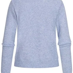 VILA Damen NOOS Kurzer Cardigan Offener Schnitt English Manor Blau 7 VILA Damen NOOS Kurzer Cardigan Offener Schnitt English Manor Blau -Vero Moda Verkaufsgeschäft 21120604 2