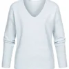 ONLY Damen NOOS V-Neck Strickpullover Rippbüdchen Nebel Blau 1 ONLY Damen NOOS V-Neck Strickpullover Rippbüdchen Nebel Blau -Vero Moda Verkaufsgeschäft 21120716