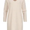 Vero Moda Damen V-Neck Strickkleid Flachstrick Birch Beige Melange 1 Vero Moda Damen V-Neck Strickkleid Flachstrick Birch Beige Melange -Vero Moda Verkaufsgeschäft 21120730