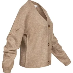 VILA Damen NOOS Cardigan Strickjacke Mit Knopfleiste V-Neck Portabella Braun 6 VILA Damen NOOS Cardigan Strickjacke Mit Knopfleiste V-Neck Portabella Braun -Vero Moda Verkaufsgeschäft 21120828 1