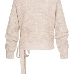 Cloud5ive Damen Kurzer V-Neck Wickelcardigan Seitlich Zum Binden Hell Beige 5 Cloud5ive Damen Kurzer V-Neck Wickelcardigan Seitlich Zum Binden Hell Beige -Vero Moda Verkaufsgeschäft 21126125 1