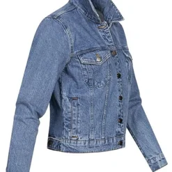 JACQUELINE DE YONG JDY By ONLY Damen NOOS Basic Jeans Jacke 4-Pockets Medium Blau Denim -Vero Moda Verkaufsgeschäft 22010031 1