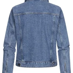 JACQUELINE DE YONG JDY By ONLY Damen NOOS Basic Jeans Jacke 4-Pockets Medium Blau Denim -Vero Moda Verkaufsgeschäft 22010031 2