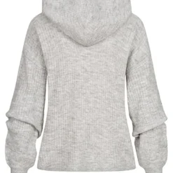 JACQUELINE DE YONG JDY By ONLY Damen Struktur Strickhoodie Mit Kapuze & Tunnelzug Hell Grau 7 JACQUELINE DE YONG JDY By ONLY Damen Struktur Strickhoodie Mit Kapuze & Tunnelzug Hell Grau -Vero Moda Verkaufsgeschäft 22010044 2