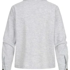 Vero Moda Damen Kurze Shaket Hemdjacke Mit 2 Brusttaschen Knopfleiste Hell Grau Melange 7 Vero Moda Damen Kurze Shaket Hemdjacke Mit 2 Brusttaschen Knopfleiste Hell Grau Melange -Vero Moda Verkaufsgeschäft 22010145 2