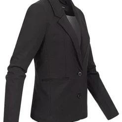 Vero Moda Damen NOOS Slim Fit Jersey Blazer 2-Pockets Knopfleiste Schwarz 7 Vero Moda Damen NOOS Slim Fit Jersey Blazer 2-Pockets Knopfleiste Schwarz -Vero Moda Verkaufsgeschäft 22010164 1