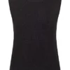 Pieces Damen NOOS Strickweste Pullunder Gerippt Schwarz -Vero Moda Verkaufsgeschäft 22010260