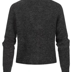 Pieces Damen NOOS Kurze V-Neck Strickjacke Cardigan Knopfleiste Dunkel Grau 7 Pieces Damen NOOS Kurze V-Neck Strickjacke Cardigan Knopfleiste Dunkel Grau -Vero Moda Verkaufsgeschäft 22010266 2