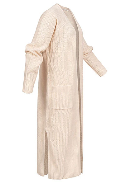 ONLY Damen Maxi Struktur Cardigan Mit 2 Taschen Offener Schnitt Tofu Weiss Natural 4 ONLY Damen Maxi Struktur Cardigan Mit 2 Taschen Offener Schnitt Tofu Weiss Natural – Bild 2