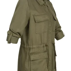 ONLY Damen Utility-Jacke Mit 4 Taschen Taillienkordelzug Fly-Away Kragen Kalamata Oliv 9 ONLY Damen Utility-Jacke Mit 4 Taschen Taillienkordelzug Fly-Away Kragen Kalamata Oliv -Vero Moda Verkaufsgeschäft 22010551 2