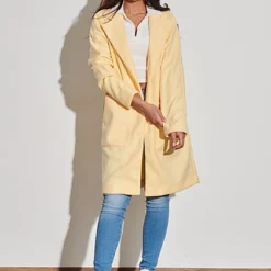 ONLY Damen Übergangsjacke Coatigan Mit 2 Taschen & 1-Knopfverschluss Pastel Gelb 9 ONLY Damen Übergangsjacke Coatigan Mit 2 Taschen & 1-Knopfverschluss Pastel Gelb -Vero Moda Verkaufsgeschäft 22020041 3