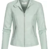 ONLY Damen Kurze Kunstleder Jacke Mit Stehkragen 2-Pockets Harbor Gray Grün Türkis 2 ONLY Damen Kurze Kunstleder Jacke Mit Stehkragen 2-Pockets Harbor Gray Grün Türkis -Vero Moda Verkaufsgeschäft 22020047