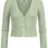 JACQUELINE DE YONG JDY By ONLY Damen NOOS V-Neck Cardigan Mit Knopfleiste Kurz Geschnitten Frosty Grün 1 JACQUELINE DE YONG JDY By ONLY Damen NOOS V-Neck Cardigan Mit Knopfleiste Kurz Geschnitten Frosty Grün -Vero Moda Verkaufsgeschäft 22020483
