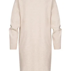 VILA Damen Longform Viskose Strickcardigan Mantel Mit Knopfleiste Natural Melange -Vero Moda Verkaufsgeschäft 22020727 2