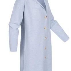 VILA Damen Longform Viskose Strickcardigan Mantel Mit Knopfleiste Blau 6 VILA Damen Longform Viskose Strickcardigan Mantel Mit Knopfleiste Blau -Vero Moda Verkaufsgeschäft 22020728 1