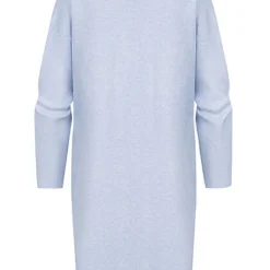 VILA Damen Longform Viskose Strickcardigan Mantel Mit Knopfleiste Blau 7 VILA Damen Longform Viskose Strickcardigan Mantel Mit Knopfleiste Blau -Vero Moda Verkaufsgeschäft 22020728 2