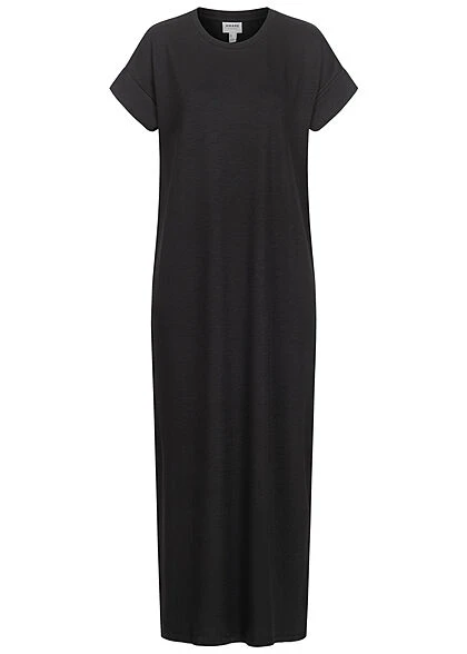 Aware By Vero Moda Damen Longform Viskose Kleid A-Linie Schwarz 3 Aware By Vero Moda Damen Longform Viskose Kleid A-Linie Schwarz