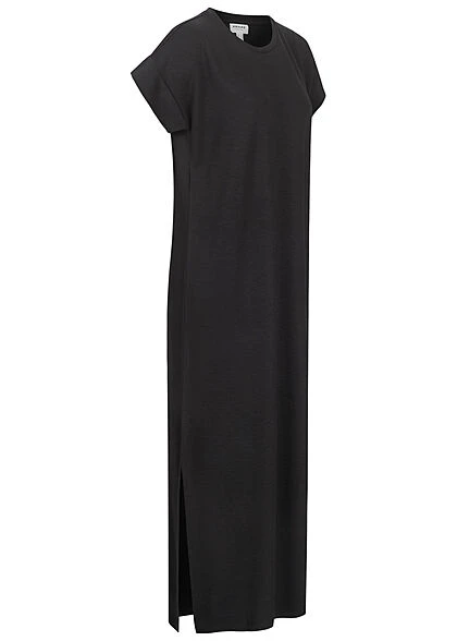 Aware By Vero Moda Damen Longform Viskose Kleid A-Linie Schwarz 4 Aware By Vero Moda Damen Longform Viskose Kleid A-Linie Schwarz – Bild 2