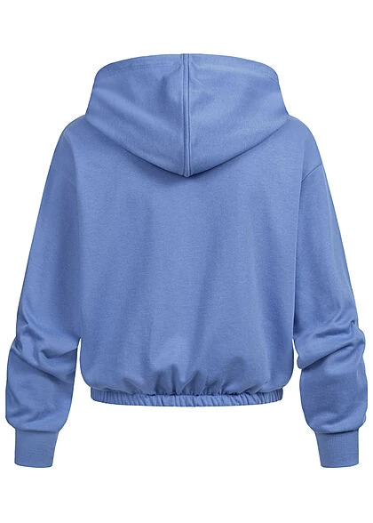 ONLY Damen Hoodie Pullover Mit Kapuze Und Tunnelzug Ultramarine Blau 5 ONLY Damen Hoodie Pullover Mit Kapuze Und Tunnelzug Ultramarine Blau – Bild 3