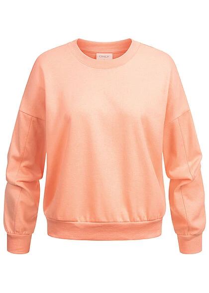 ONLY Damen Basic Pullover Sweater Rundhals Rosa 3 ONLY Damen Basic Pullover Sweater Rundhals Rosa