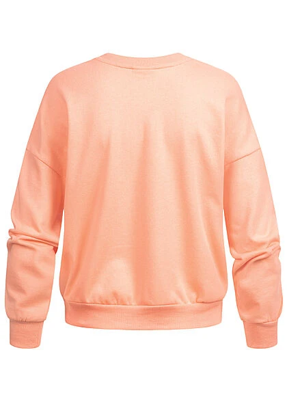 ONLY Damen Basic Pullover Sweater Rundhals Rosa 4 ONLY Damen Basic Pullover Sweater Rundhals Rosa – Bild 2