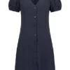 ONLY Damen Kleid Tailliert Mit Kurzen Pufferärmeln Und Knopfleiste Night Sky Blau 1 ONLY Damen Kleid Tailliert Mit Kurzen Pufferärmeln Und Knopfleiste Night Sky Blau -Vero Moda Verkaufsgeschäft 22030274