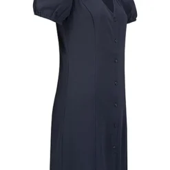 ONLY Damen Kleid Tailliert Mit Kurzen Pufferärmeln Und Knopfleiste Night Sky Blau 6 ONLY Damen Kleid Tailliert Mit Kurzen Pufferärmeln Und Knopfleiste Night Sky Blau -Vero Moda Verkaufsgeschäft 22030274 1