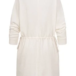 JACQUELINE DE YONG JDY By ONLY Damen 3/4 Arm Struktur Hemdkleid Tunika Mit Knopfleiste Cloud Dancer 7 JACQUELINE DE YONG JDY By ONLY Damen 3/4 Arm Struktur Hemdkleid Tunika Mit Knopfleiste Cloud Dancer -Vero Moda Verkaufsgeschäft 22030333 2