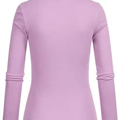 Pieces Damen Longsleeve Pullover Mit Kragen Und V-Neck Hell Lila -Vero Moda Verkaufsgeschäft 22030373 1