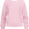 Vero Moda Damen Sweater Pullover Mit Rückenausschnitt V-Neck Hell Rosa -Vero Moda Verkaufsgeschäft 22030587