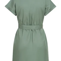 Vero Moda Damen NOOS Kleid Kurzarm Mit V-Neck Und Kragen Inkl. Bindegürtel Grün 7 Vero Moda Damen NOOS Kleid Kurzarm Mit V-Neck Und Kragen Inkl. Bindegürtel Grün -Vero Moda Verkaufsgeschäft 22030637 2