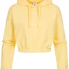 Champion Damen Crop Hoodie Top Gummibund Logo Print Gelb 2 Champion Damen Crop Hoodie Top Gummibund Logo Print Gelb -Vero Moda Verkaufsgeschäft 22030989